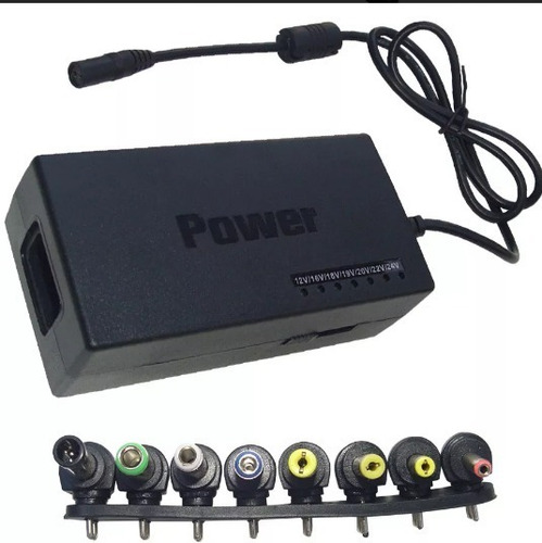 Cargador / Multicargador Universal Laptop 8 Puntas 12 - 24v