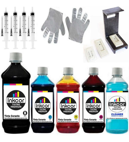 650ml Kit Tinta Recarga Cartucho Compatível Hp 664 662 2575