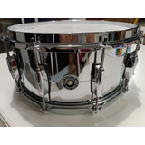 Caixa Gretsch Brooklyn Chrome Over Steel Shell 14 X 6,5