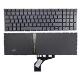 Teclado Hp 15-cw 15-da 15-db 15-cx Negro Español Iluminado