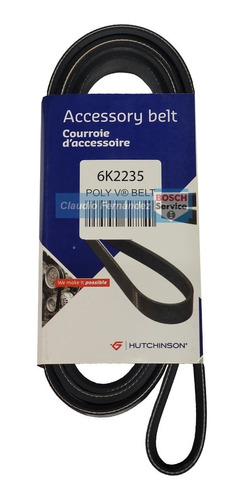 Correa Poly-v Hutchinson Vw Gol Power 1.6 2002 2003 2004 Unf