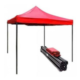 Toldo Plegable 2x3 Metros Color Rojo