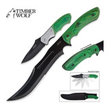 Cuchillo Y Navaja Timber Wolf Mossland Caceria Montañismo  