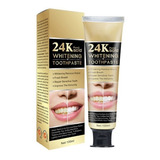 Pack 7 Pasta De Dientes Blanqueadora Oro 24k Gold Whitening