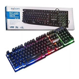 Teclado Gamer Rgb Luminoso Pc Usb Abnt Led Semi Mecânico Top