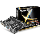 Placa Mae Asrock Amd Fm2 Fm2+ Fm2a68m-dg3+ Vga/dvi/ddr3/usb3