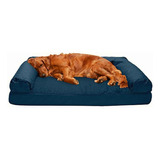 Furhaven Jumbo Quilted Orthopedic Sofa Pet Bed For Dogs And