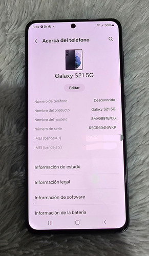 Samsung Galaxy S21 5g 256 Gb 8 Gb Ram