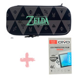 Case Capa Estojo Nintendo Switch Oled Zelda + Pelicula Vidro