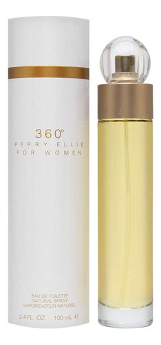 Perfume Perry Ellis 360 Eau De Toilette, 100 Ml, Para Mujer