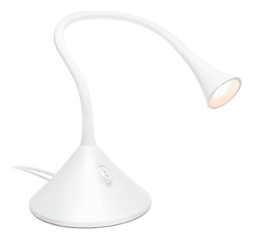 Lampara Escritorio 3w Led Cobra Blanca Byp