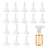 30 Embudos Pequeños De Plástico Transparente Para Botellas D