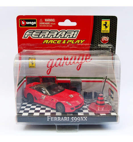 Diorama Miniatura Ferrari 599xx Burago Escala 1:43