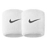 Muñequeras Swoosh Nike Par Color Blanco