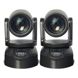 2 Moving Head Beam Rgbw 100w 7gobo + Color + Open