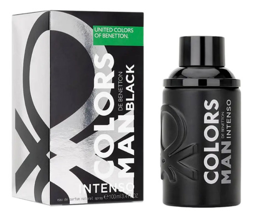 Perfume Benetton Colors Black Intense Edp 100 Ml Hombre