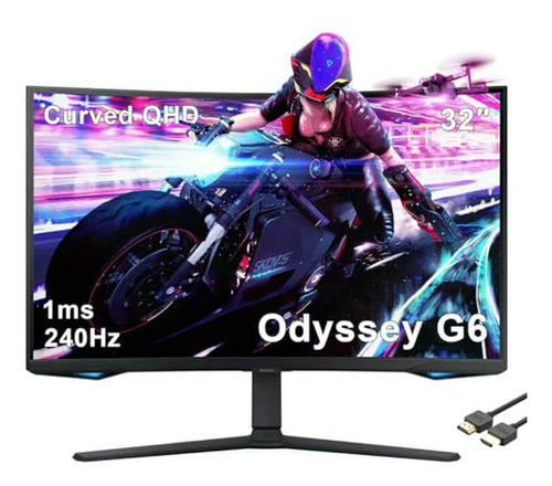 Monitor Gaming Samsung 32  Odyssey G65b Curvo Qhd 240hz 1ms,