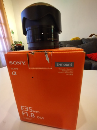 Lente Sony 35mm F1.8 Aps-c