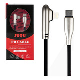 Cable Calidad Puerto Compatible iPhone En L90 Grados A Tipoc