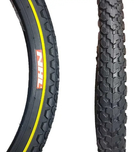 Par Llanta 26 X 2.125 ( 57-559 ) Linea Amarilla Nhl 1.3kg
