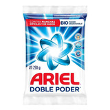 Caja Detergente Ariel 36 Bolsas De 250 Gramos