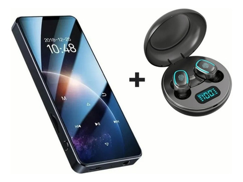 Leitor De Música Mp3/mp4 Com Fone De Ouvido Bluetooth Sem Fi