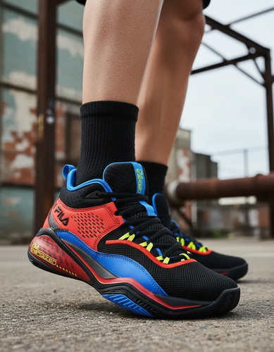Tenis Fila Kwickmax Viz Energized 1bm01341-025 Blk\u002Fsfty\u002Ffred | Meses sin interés
