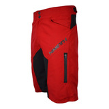 Short Bermuda Mtb Ciclismo Roja Nineth Troy Lee Desing Fox 