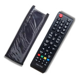 Controle Remoto + Capa Para Tv Samsung Smart Hub Universal