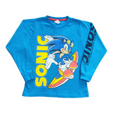 Camiseta Sonic Criança Infantil Menino Roupa Camisa