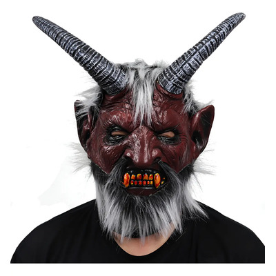 Máscara De Lucifer, Horror, Diablo, Cuerno De Oveja, Capucha | Meses sin interés
