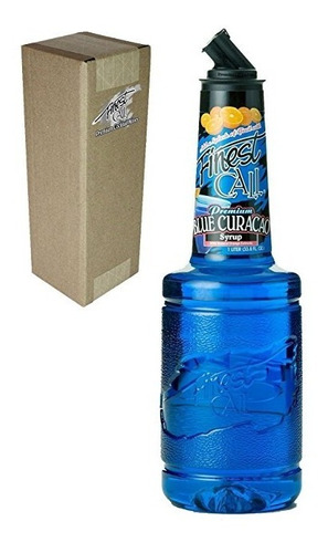 Más Fino De Llamadas Premium Blue Curacao Drink Mix, 1 Botel