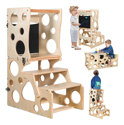 Torre Para Niños Pequeños Torre De Madera De Aprendizaje