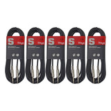 Cable Plug-plug 6 Metros Stagg Sgc6 Pack X5
