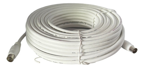 Cable Rg6 Coaxial Pin Grueso Macho-hembra X 30 Mts X5 Rollos