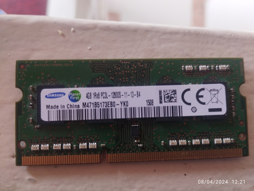 Memoria Ram 4gb Samsung M471b5173eb0-yk0