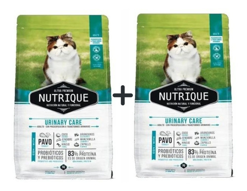 Nutrique Gato Urinary Care X 2 Kg X 2 Unidades