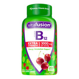 Vitafusion Vitamina B12 Extra Fuerte 3000 Mcg 200 Gomitas Sabor Cereza