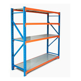 Estante Metálico Rack Ajustable 150x200x50 Fácil Armado 400k