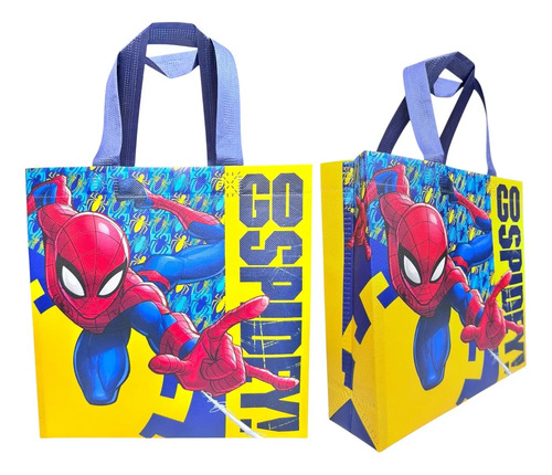 20 Bolsas Dulceros Reutilizables Spidey Bolo Fiesta