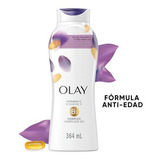 Jabón Líquido Olay Desafío A La Edad Con Vitamina E 364 Ml