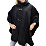 Poncho Mujer Polar Cuello Abrigado Comodo Sheli 1067 