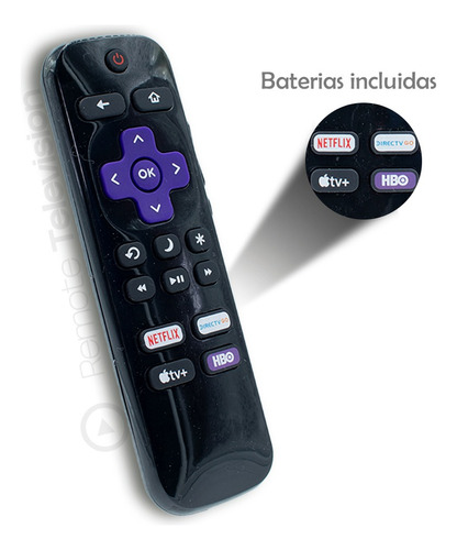 Control Remoto Hisense Smart Para Roku Tv