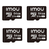 Pack X4 Tarjeta Memoria Micro Sd Imou Video Vigilancia 64gb