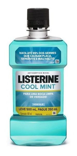 Enxaguante Antisséptico Bucal Listerine Cool Mint 500ml