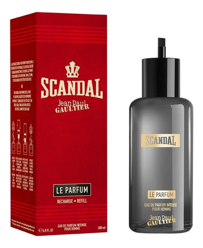 Refil Scandal Pour Homme Le Parfum 200ml Masculino | Original + Amostra