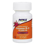 Now Vitamin D 3 10,000 Ui, 120 