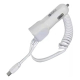 Cargador Auto 12v Ibek 3.1a Cable Micro Usb + 1 Usb