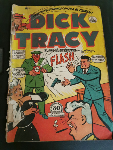 ,cómic Dick Tracy #1 La Prensa
