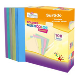 Folders Tamaño Carta 100pzs Surtido En 5 Colores Pastel